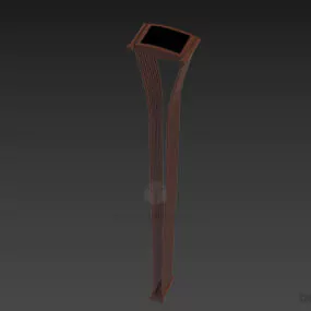Radiator With Lamp Top 3d model