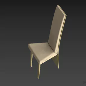 Restaurant Chair Full High Back 3d model