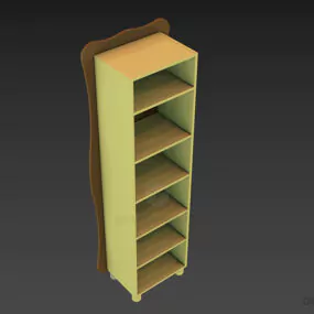 Kid Room Shelf Furniture 3d model