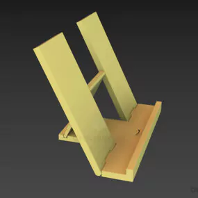 Wooden Display Product Holder 3d model
