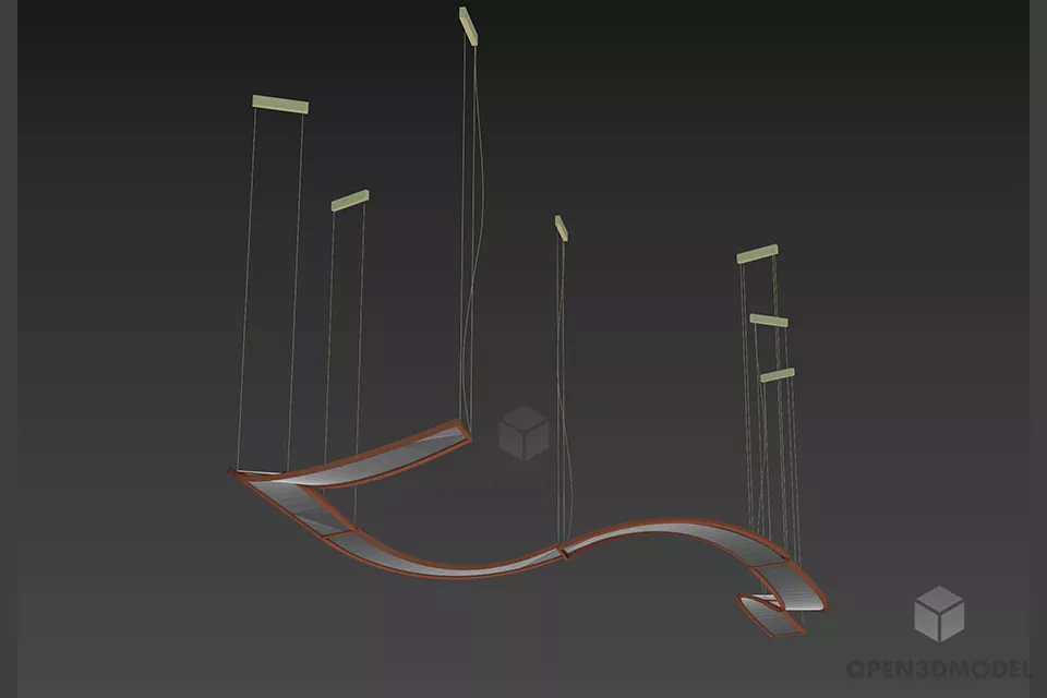 Rust Table Lamp Louis Poulsen 3d model