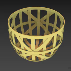 Lantern Basket 3d model