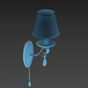 Wall Mounted Sconce Lamp, Antique Lamp 3d model