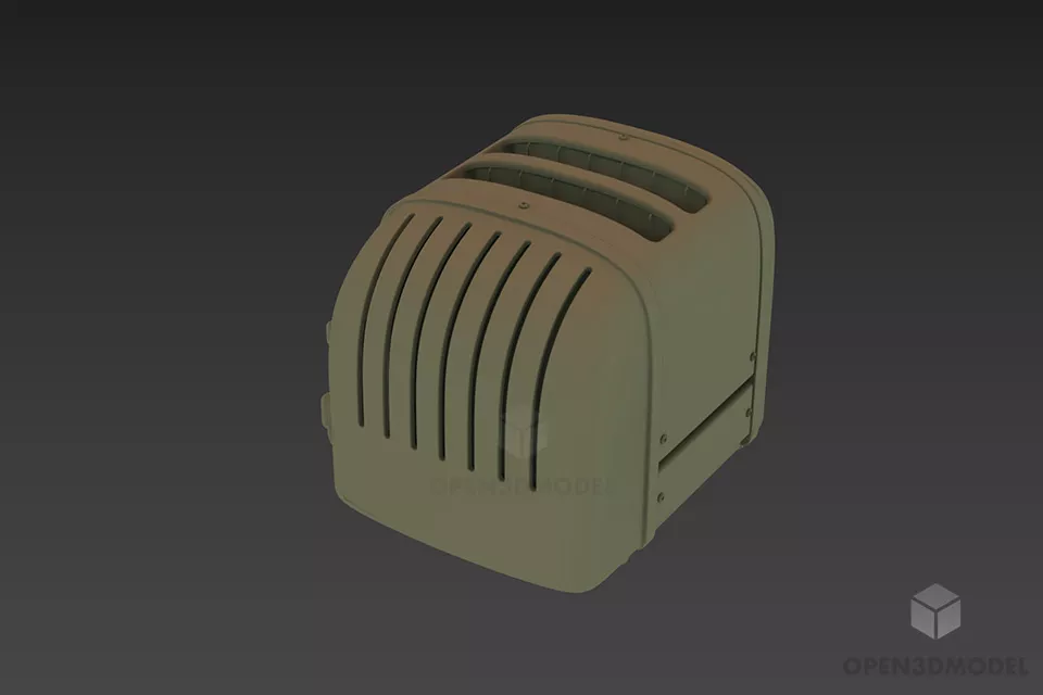 Small Toaster 3d model Small Toaster 3d model