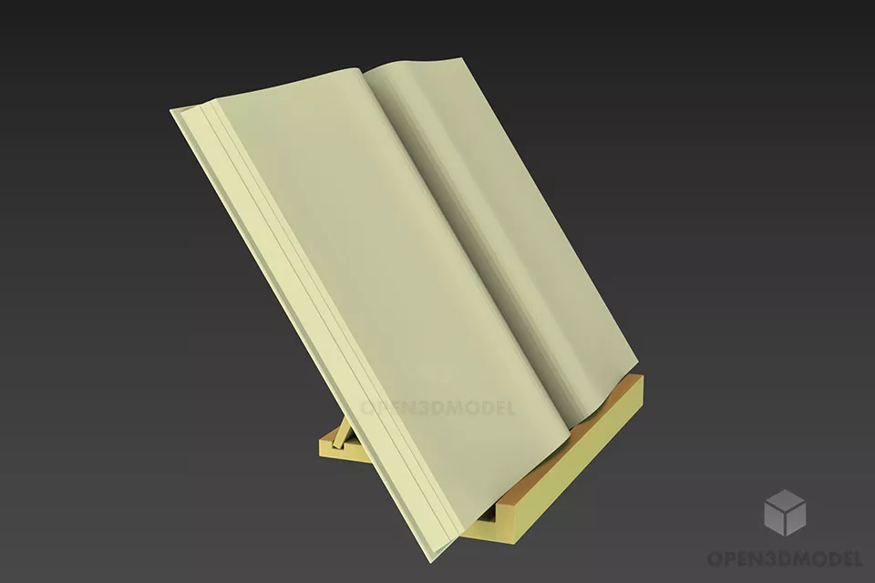 Newspaper On Stand 3d model