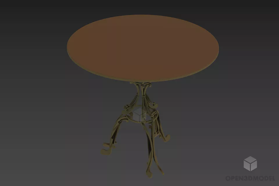 Study Table For Kids 3d model