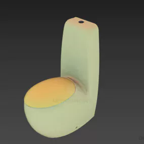 Smooth Toilet Sanitary 3d model
