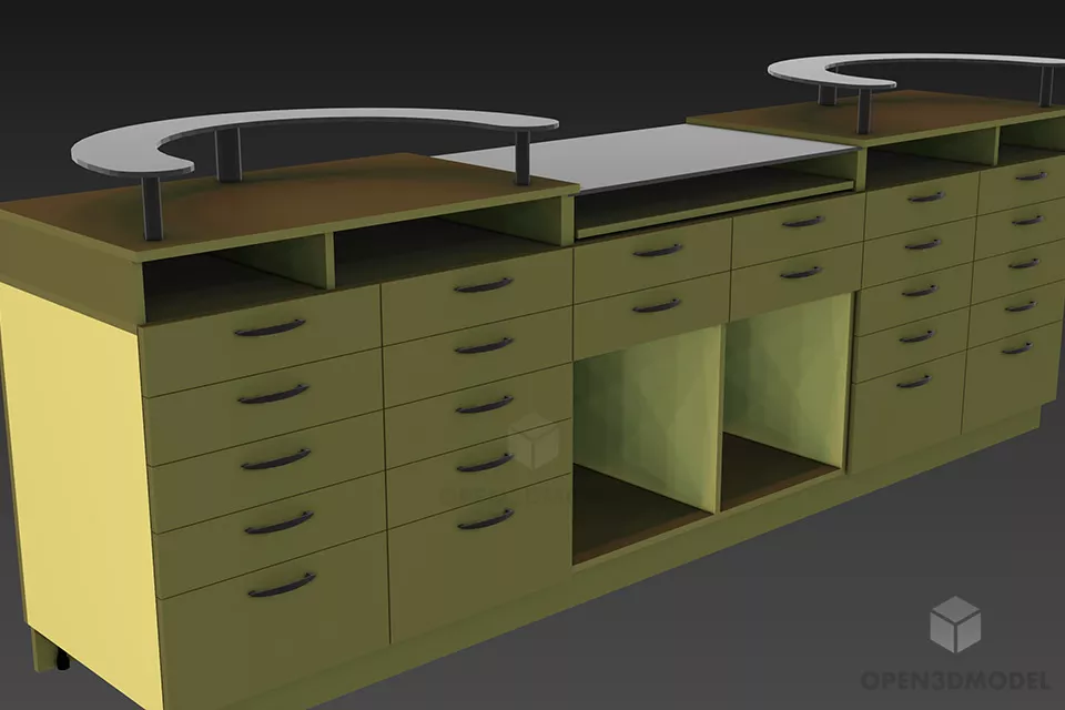 Coffee Table Soft Edge 3d model