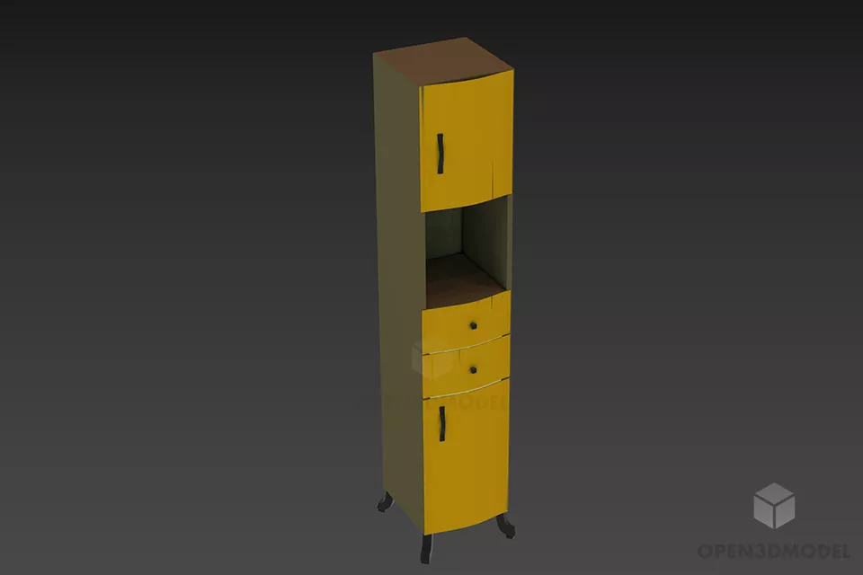 Toy Locker For Kid 3d model