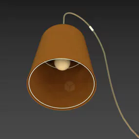 Pendant Lamp Modern Shade With Wire 3d model