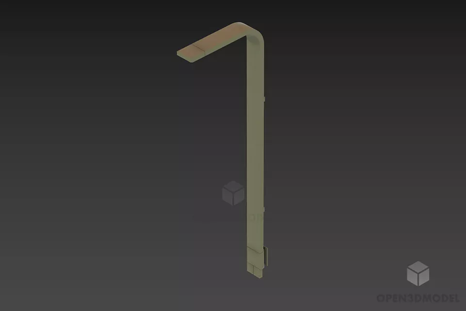 Modern Sink Fonte 3d model