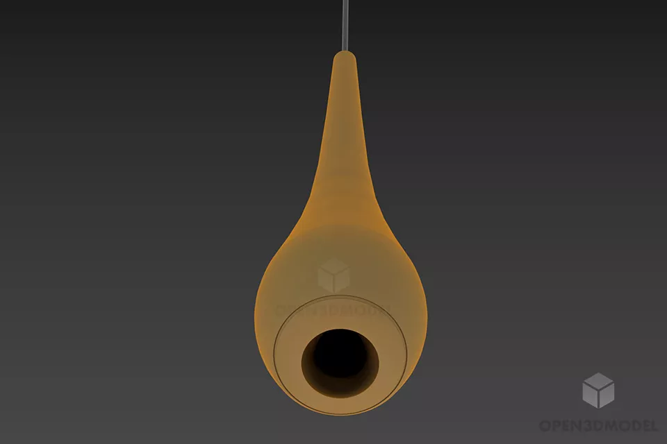 Sphere Pendant Lamp Swarovski 3d model