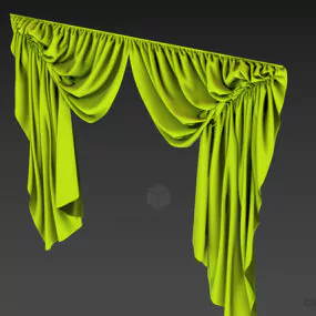 Medieval Curtain 3d model