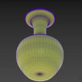 Soft Concrete Vase 3d model