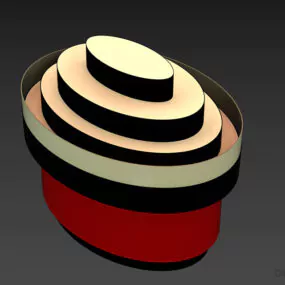 Circular Rack, Store Furniture 3d model