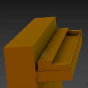 Piano Celviano Instrument 3d model
