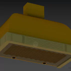 Kitchen Vent, Classic Hood 3d model