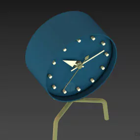 Clock Vitra Electronic Device 3d model