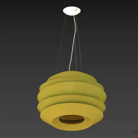 Modern Lantern Pendant Lamp 3d model