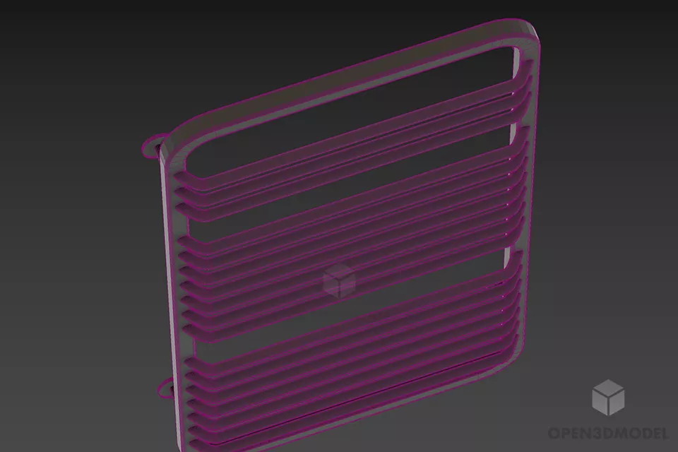 Bathroom Accessories Towel Heat Cover 3d model 2
