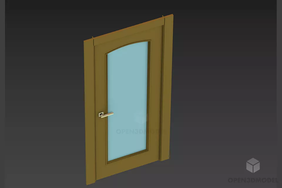 Curved Top Frame, Curved Fence 3d model