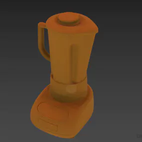 Kitchen Fruit Blender Machine 3d model