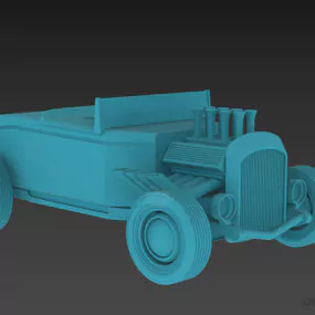 Toy Car, Classic Car 3d model