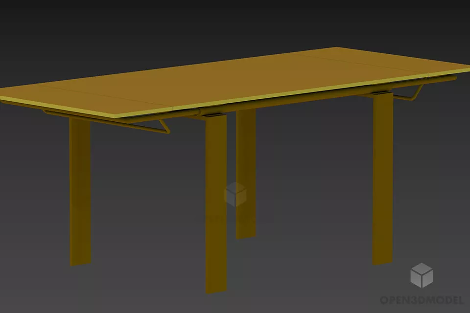 Rectangle Coffee Table 3d model