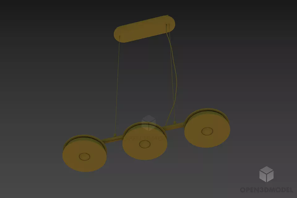 Torchere Floor Lamp With Glass Stand 3d model