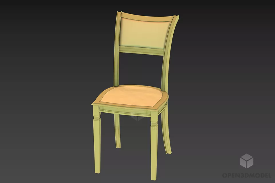 Coffee Chair Tonneau 3d model
