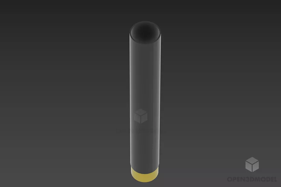 Marble Vase With Fruits 3d model