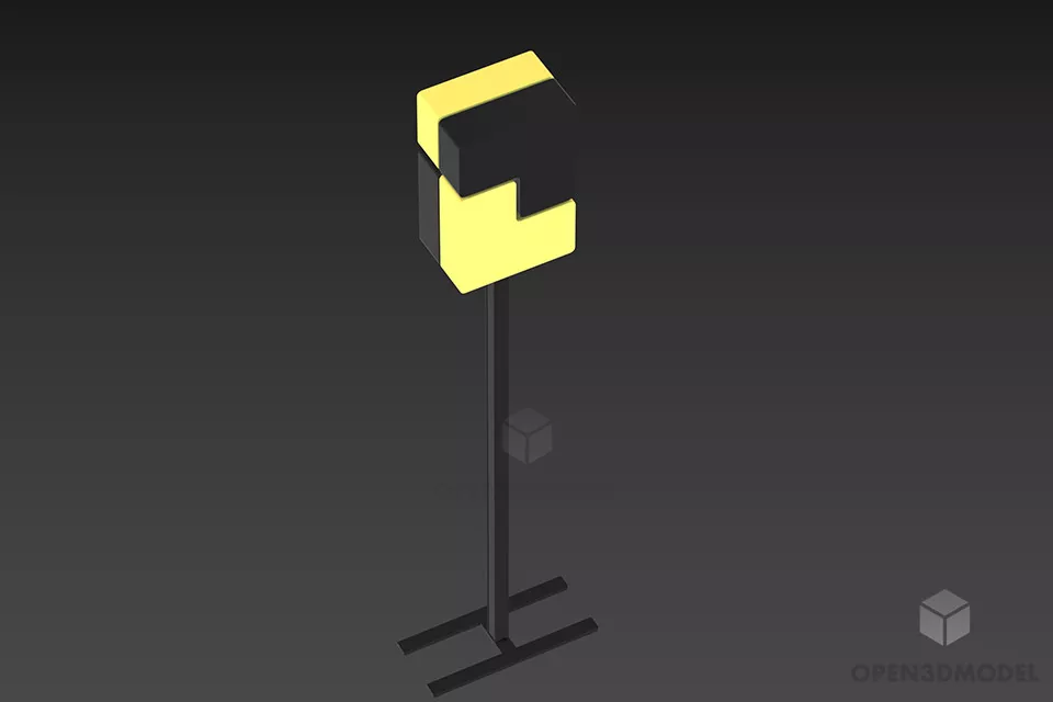 Table Lamp Jannor With Sphere Stand 3d model