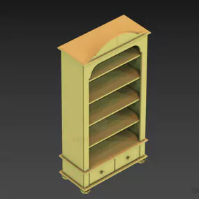 Office Rack Shelf, Antique Shelf 3d model