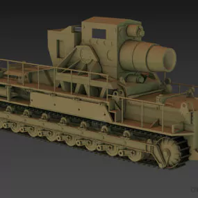 Germany Tank Karl 3d model