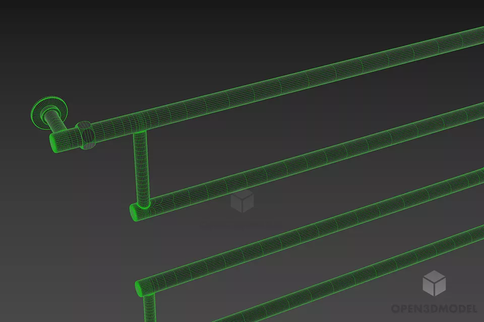 Towel Accessories 3d model 2