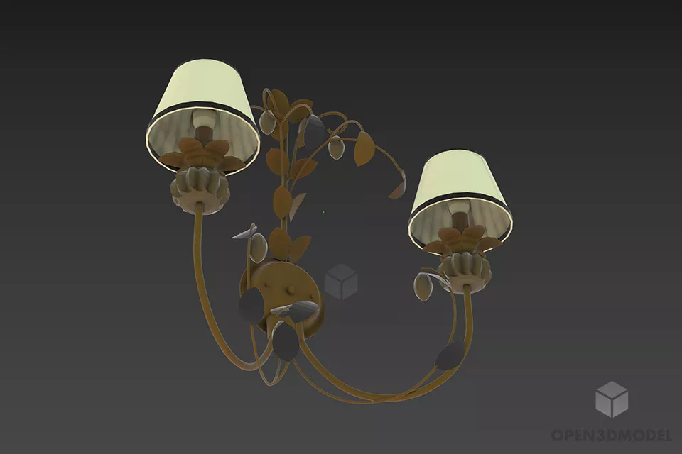 Rust Table Lamp Louis Poulsen 3d model