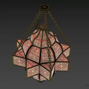 Classic Chandelier Arabian Style 3d model