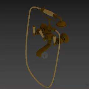 Antique Faucet Bathroom Accessories 3d model