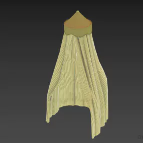 Outdoor Textile Canopy, Changing Room 3d model