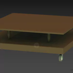 Glass Coffee Table Catelan, Italia Furniture 3d model