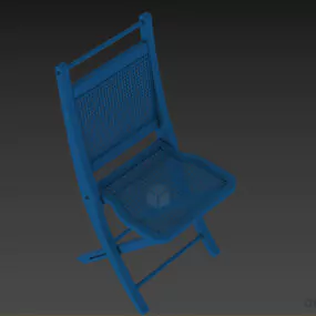 Folding Chair, Lantern Seat 3d model