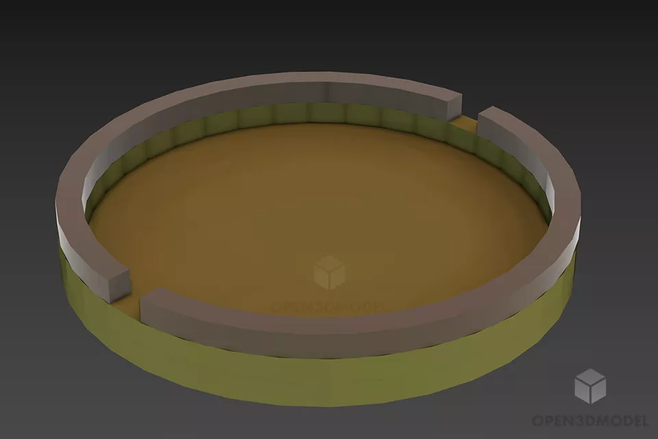 Glass With Ice 3d model