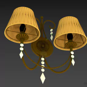 Sconce Lamp Classic Arms 3d model