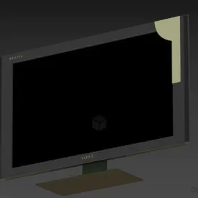 Lcd Tv Sony Bravia 3d model