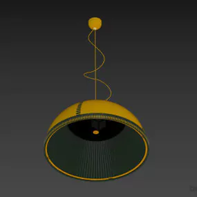 Pendant Lamp Nordic Half Sphere 3d model