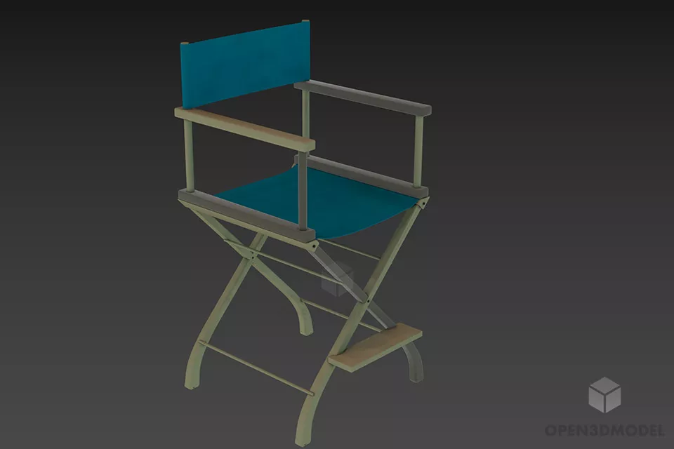 High Back Armchair Vilem 3d model