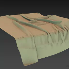 Veil Wrinkled Fashion Accessories 3d model