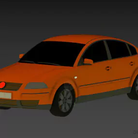 Sedan Car Volskwagen 3d model