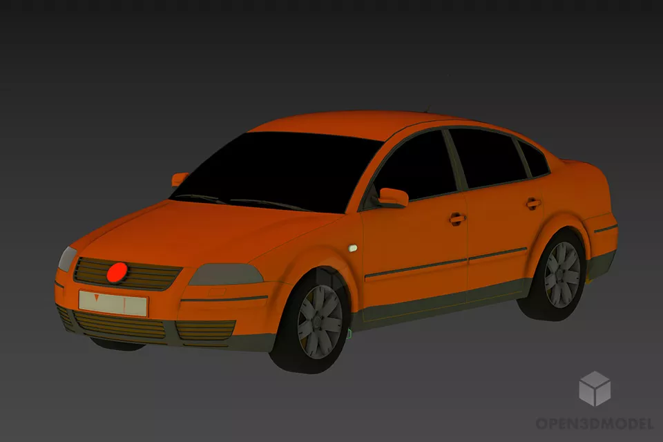 Western Ambulance Car 3d model