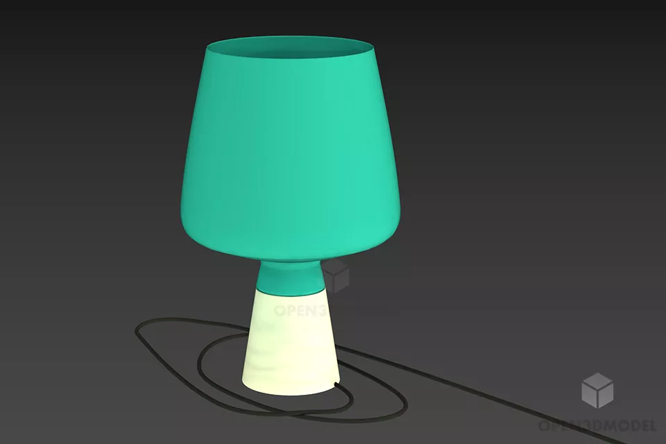 Modernism Bulb Lamp Pettersen 3d model 2